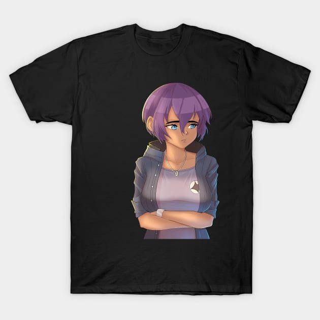 Sad anime T-Shirt by Optaku Designs